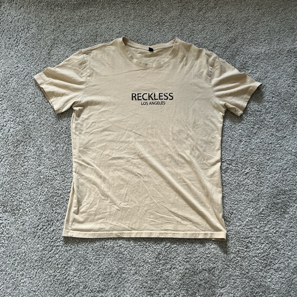 Men's Tan Reckless T-Shirt